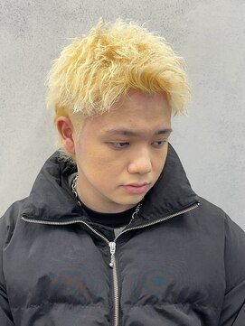 ルースト 西院店(ROOST) 抜きっぱブリーチスパイキーショート