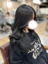 シエル 青森店(CIEL)&nbsp;韓国好き発見！ブルーブラック×レイヤーカット