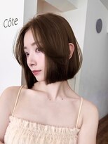コート 表参道(Cote)&nbsp;Cote 美髪/オリーブベージュ/セミディ/カットレイヤーボブ