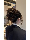 お団子アップアレンジ