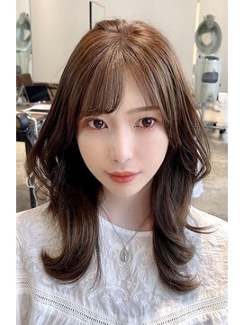 ロッタクッチ 表参道 青山(LOTTA CUCCI) 大人かわいいくびれヘアシースルーバング　20代30代40代50代