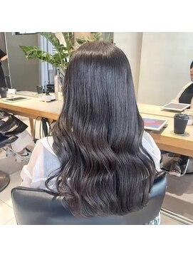 ヘアサロンガリカアオヤマ(hair salon Gallica aoyama) 大人ガーリーな透明感グレージュ/地毛風カラー
