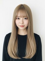 ソードリーフ ヘアーアンドスパ 鶴見店(swordlief hair&spa)&nbsp;綺麗な艶髪に…ハイミルクティーベージュ