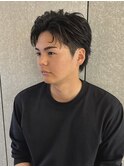 リバースショートニュアンスパーマツイストスパイラルパーマ