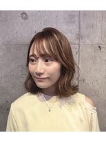 リズム(RHYTHM) レイヤーボブ×ハイライトカラー