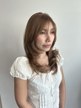 ロックワークオレンジ 西中島店(ROCK WORK ORANGE) 顔まわりに動きをつけたレイヤーカット○