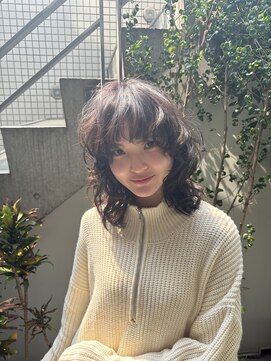 マグノリア(MAGNOLIA) ラウンドバングパーマ/レイヤーパーマ/ブリーチパーマ