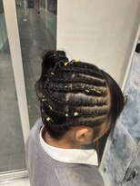 リック(Ric by KENJE)&nbsp;【体育祭】コーンロウサイドポニー♪♪