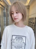 ガーデン 渋谷(GARDEN)&nbsp;小顔大人ボブ暗めカラーミディアムデザインカラー