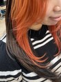 アーサス バイ ヘッドライト 新小岩店(ursus by HEADLIGHT)&nbsp;フェイスフレーミング×オレンジ/ Face flaming× Orange