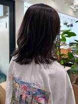 オーシャン(Ocean)&nbsp;ミディアムレイヤー レッドブラウン アッシュ 20代 艶髪