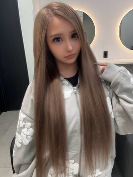 ラピス 福岡天神店(Lapis) やまでぃーハイトーンブリーチ&ダブルカラーエクステ髪質改善