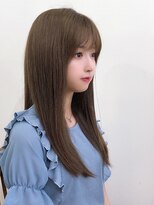 ネイビー 博多(NAVY)&nbsp;博多/髪質改善/大人ガーリー☆チェリーブラウン×レイヤーロング