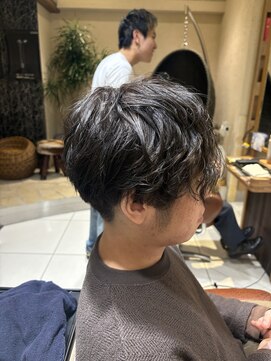 ヘアリゾートエーアイ 新宿西口店(hair resort Ai) ワンカラーアッシュ×透明感メンズ