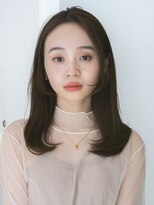 ガーデンヨコハマエスト(GARDEN YOKOHAMA est)&nbsp;イメチェン　美髪　ミディアム　内巻き　前髪なし