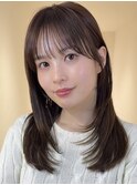 フェイスレイヤー/顔周りレイヤー/ココブラウン