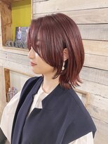 ノラジャーニー(NORA Journey)&nbsp;【阿形】ウルフカットミディアムレイヤーカットくびれヘア