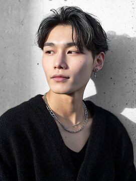 カミラボ(KAMI LABO) アップバング ツーブロック 刈り上げ メンズショート 20代