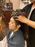 ヘッドスパ＋シャンプーブロー