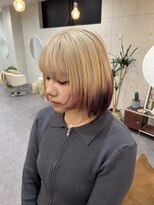 ヘアアンドメイク ルシア 奈良店(hair & make Lucia)&nbsp;デザインカラー♪