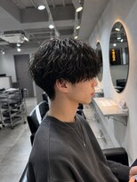 リミュー バイ イフ(lmu by if)&nbsp;重ためマッシュ×ゆるめの波感パーマ