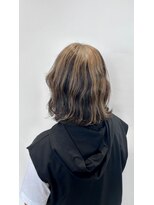 ロッカ(ROCCA) アンブレラカラー×パーマ×白髪ぼかし×ミディアム×名東区