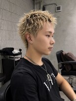 ダーツサンジョウ(DARTS sanjyo)&nbsp;パイキーショート×抜きっぱなしブロンド