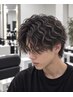 【立体感×動き】Men'sカット＋波巻きスパイラル 　￥15500　[八王子/メンズ]