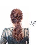 パドトロワ(Pas de trois)&nbsp;新潟×結婚式お呼ばれヘアセット×ポニーテール