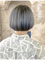 マギーヘア(magiy hair)&nbsp;シルバー×ブルー［magiyhair西部笑］