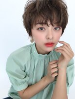 ラカーロ(La CARO)&nbsp;La CARO 大人可愛い束感ショート　ベージュ×ハイライト　by市橋