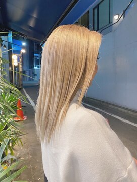 フラム 渋谷(flamme) 【flamme】milk blonde