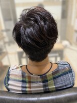 オリジンズ ヘアー(Origins hair) 暗髪×大人かわいいすっきりナチュラルショート[30代/40代/50代]