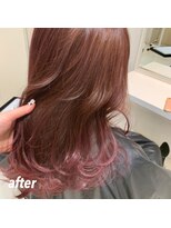 アッシュ 武蔵小金井店(Ash)&nbsp;＼ピンクヘア×裾カラー／