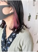 インナーカラーピンクバイオレット