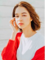 ココロサロンハナレ 浅草美容院(cocolo salon HANARE) ナチュラルミディアムボブ