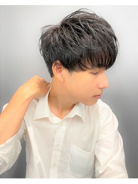 ノイセル 西本町(Noisyle) 爽やかスマートマッシュツーブロックショート透明感サマーカット