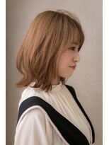 カバーヘア ブリス 川口(COVER HAIR bliss) 大人かわいい艶カラー小顔くびれボブウルフT3川口20代30代40代