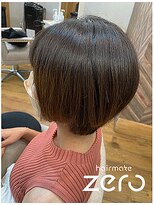 ヘアメイクゼロ 坂戸駅前店(hairmake zero)&nbsp;ショートボブ　メンテナンスカット