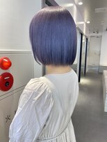 ゲーム 原宿店(GAME)&nbsp;ブルーバイオレット/ダブルカラー/ケアブリーチ/髪質改善/原宿