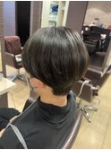 刈り上げないマッシュショート
