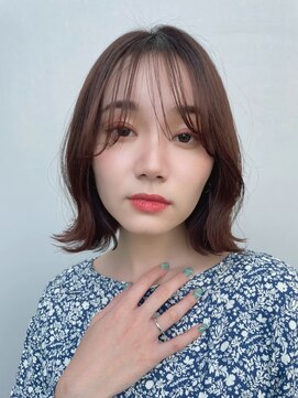 バトー バイ トリコ 船橋北口店(BATEAU by tricot) くびれヘア/シースルーバング/ショコラベージュ