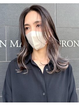 リル(Lille 橋本) バイカラー_外国人風カラー_モノトーングレージュ