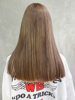 アルバム 渋谷パルコ(ALBUM) ベージュロング_チェリーブラウンフェミニンロング_ba388101