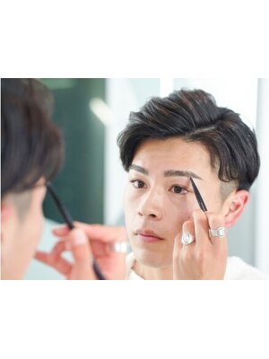 hair & men’s eyebrow W/アイブロウセットメニューあり/men’s eyebrow listが施術/和歌山