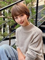 プアメリア 名古屋(Puamelia)&nbsp;ハイトーン×ダブルカラー×グレーベージュ☆ショート[名古屋]