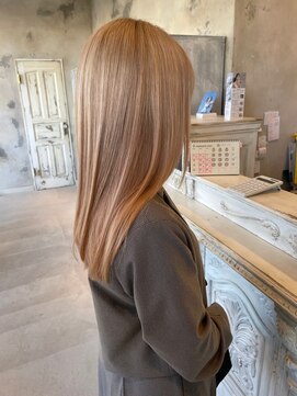 カムジーヘッド(COMEGHEAD) ミルクティーベージュダブルカラーケアブリーチインナーカラー