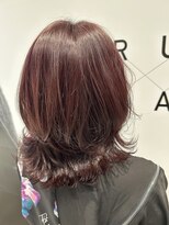 ハルキミナト ジャパン ヨコハマ(HARUKI MINATO japan YOKOHAMA)&nbsp;レッドブラウン　ボブレイヤー　20代、30代、40代女性