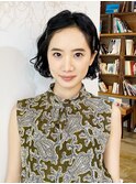 ドレスヘアゆるふわ巻き大人気!ヘアアレンジ大人美人