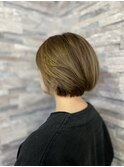 スッキリショートで軽めのボブヘアー